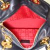 Dior Lady Dior medium model handbag in black suede - Detail D2 thumbnail