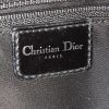 Dior handbag in grey leather and grey denim canvas - Detail D3 thumbnail