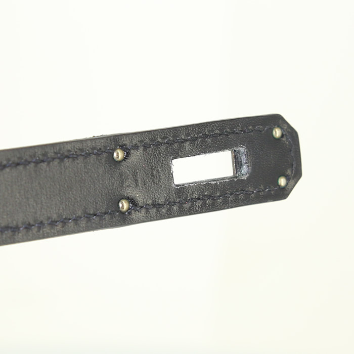 Hermes Kelly 32 cm handbag in black box - Detail D4