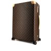 Borsa da viaggio Louis Vuitton Horizon 70 in tela monogram marrone e pelle naturale - 00pp thumbnail