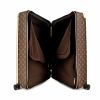 Louis Vuitton Horizon 70 travel bag in brown monogram canvas and natural leather - Detail D2 thumbnail