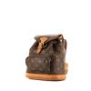 Louis Vuitton Montsouris small model backpack in brown monogram canvas and natural leather - 00pp thumbnail
