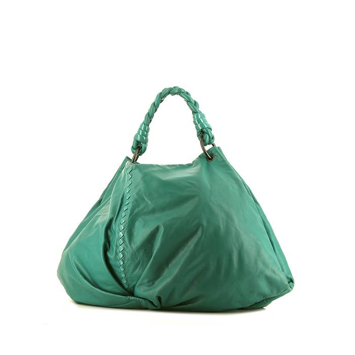 Bottega Veneta Aquilone handbag in green leather - 00pp