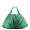Bottega Veneta Aquilone handbag in green leather - 360 thumbnail