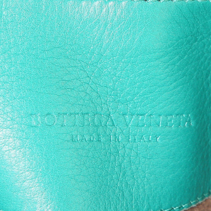 Bottega Veneta Aquilone handbag in green leather - Detail D3