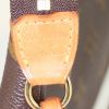 Pochette Louis Vuitton Pochette accessoires in tela monogram marrone e pelle naturale - Detail D3 thumbnail