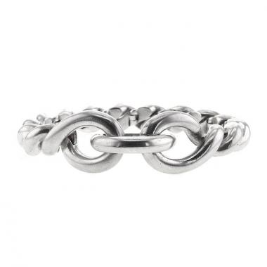 Bracelet époque années 90 Hermes Torsade moyen modèle en argent