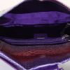 Bolso de mano Fendi Baguette en cuero azul, violeta y plateado - Detail D2 thumbnail
