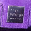 Bolso de mano Fendi Baguette en cuero azul, violeta y plateado - Detail D3 thumbnail