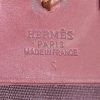 Sac à dos Hermès Herbag - Backpack en toile marron et cuir marron - Detail D3 thumbnail