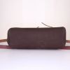 Mochila Hermès Herbag - Backpack en lona marrón y cuero marrón - Detail D4 thumbnail