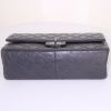 Chanel 2.55 handbag in anthracite grey quilted leather - Detail D5 thumbnail