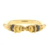 Vintage 1960's bracelet in yellow gold and sapphires - 00pp thumbnail