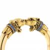 Vintage 1960's bracelet in yellow gold and sapphires - Detail D2 thumbnail