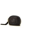 Gucci Soho shoulder bag in black grained leather - 00pp thumbnail