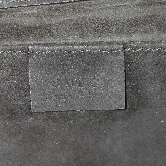 Pochette Gucci 1973 in camoscio nero - Detail D3