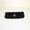 Gucci 1973 pouch in black suede - Detail D4 thumbnail