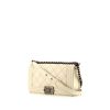 Chanel Boy shoulder bag in off-white quilted leather - 00pp thumbnail