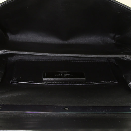 Bolso bandolera Valentino Garavani Vavavoom en cuero negro - Detail D3