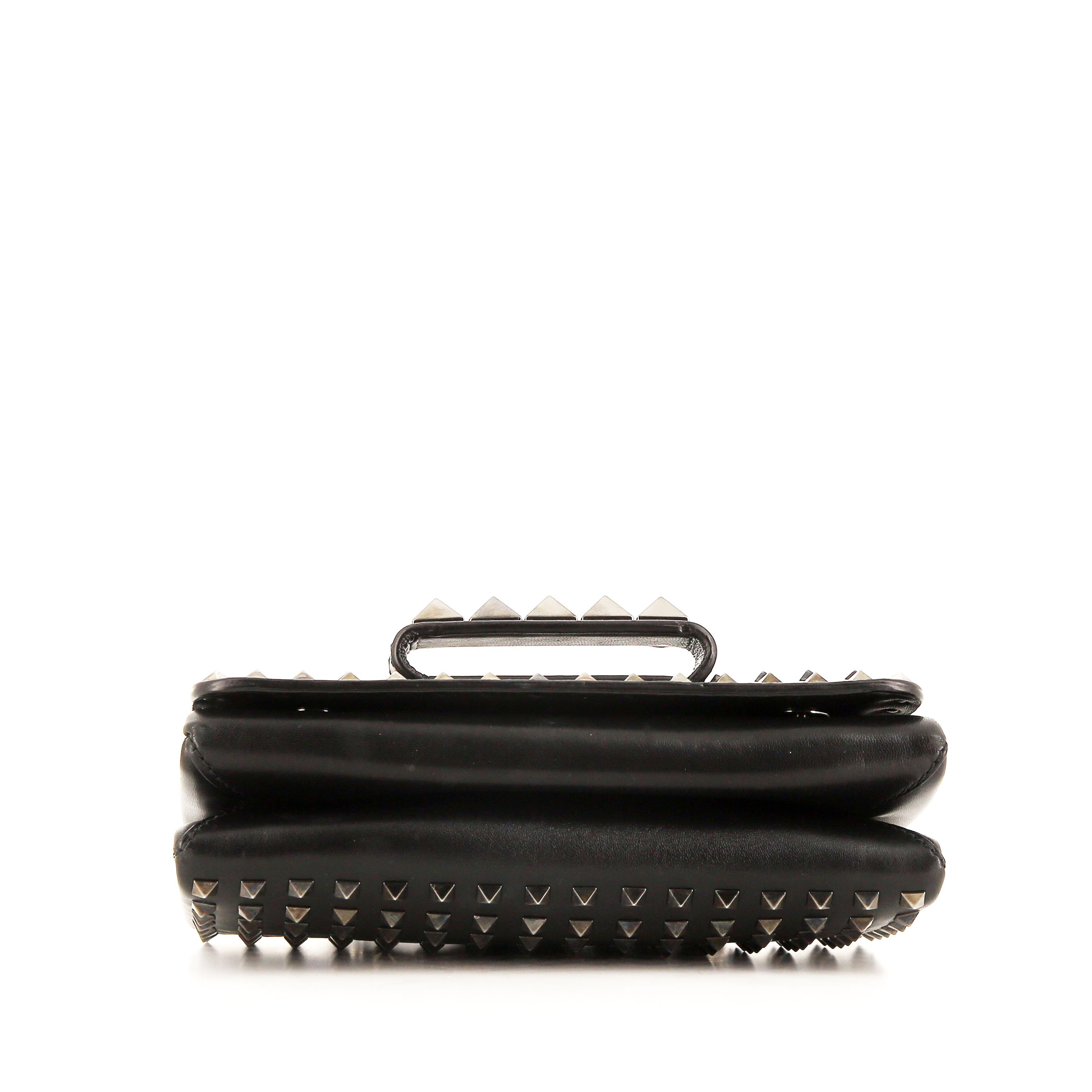 Bolso bandolera Valentino Garavani Vavavoom en cuero negro - Detail D5