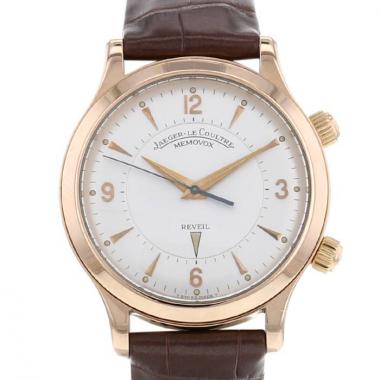 Orologio Jaeger Lecoultre Master Memovox in oro rosa Ref :  144294 Circa  2000