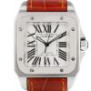 Cartier Santos-100 watch in stainless steel Ref:  2878 Circa  2000 - 00pp thumbnail