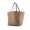 Shopping bag Celine Cabas Phantom in pelle martellata etoupe - 00pp thumbnail