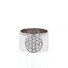 Dinh Van Anthea large model ring in white gold and diamond - 360 thumbnail