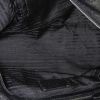 Sac cabas Prada Lux Chain en cuir irisé noir - Detail D3 thumbnail