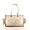Loewe shopping bag in cream color leather - 360 thumbnail