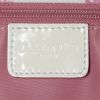 Dior Girly handbag in pink and white monogram canvas and white patent leather - Detail D3 thumbnail