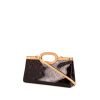 Borsa da spalla o a mano Louis Vuitton Roxbury in pelle verniciata monogram bordeaux e pelle naturale - 00pp thumbnail