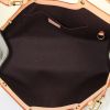 Sac porté épaule ou main Louis Vuitton Roxbury en cuir verni monogram bordeaux et cuir naturel - Detail D3 thumbnail