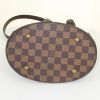 Bolso Cabás Louis Vuitton Bucket en lona a cuadros marrón y cuero marrón - Detail D4 thumbnail