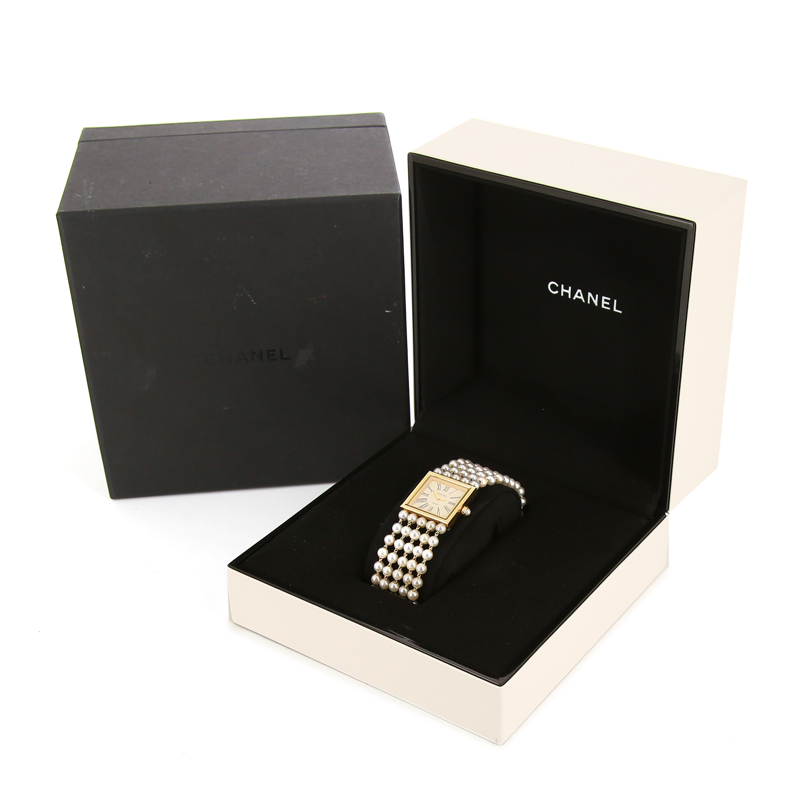 Chanel Mademoiselle watch in yellow gold Circa  1990 - Detail D2