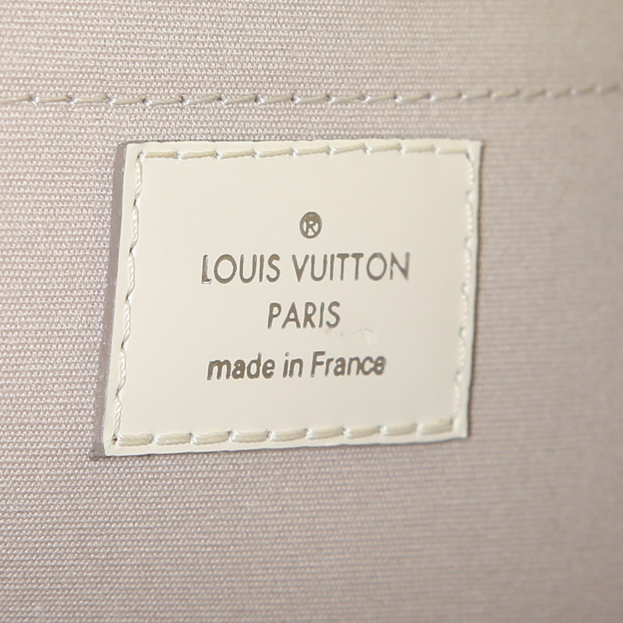 Louis Vuitton Madeleine large model handbag in off-white epi leather - Detail D3