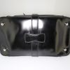 Balenciaga travel bag in black leather and black patent leather - Detail D4 thumbnail