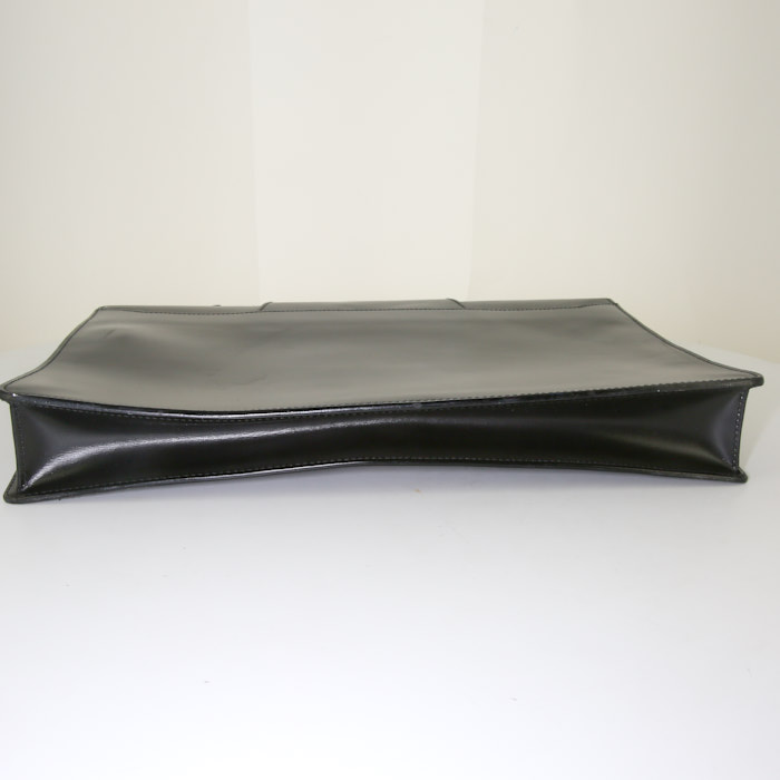 Cartier briefcase in black leather - Detail D4