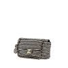 Chanel Timeless handbag in black and white velvet - 00pp thumbnail
