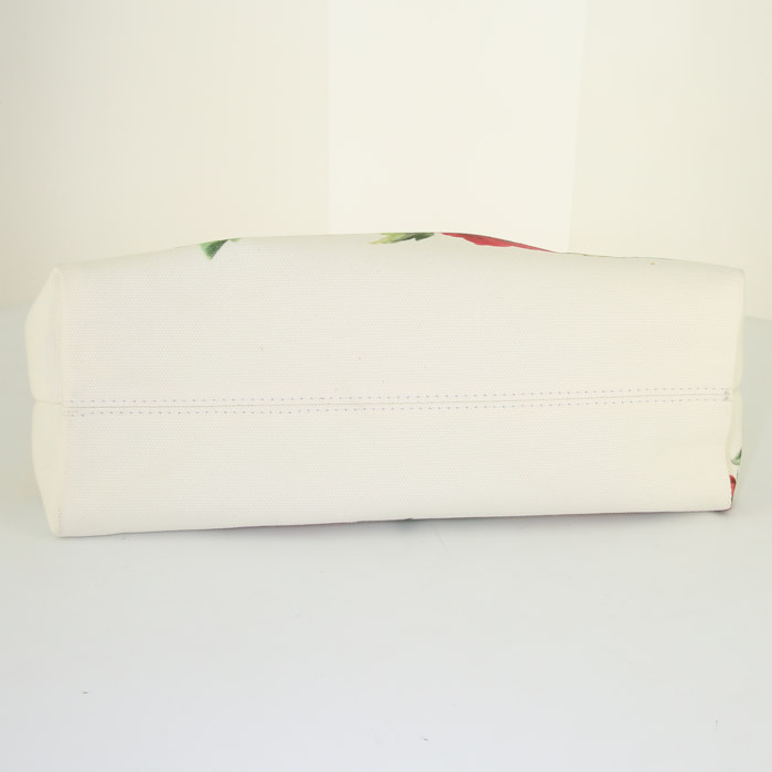 Sac bandoulière Dolce & Gabbana Instabag en toile beige et cuir rose - Detail D5