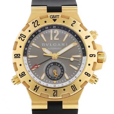 Reloj Bulgari Diagono-X Pro Gmt de oro amarillo Circa  2008