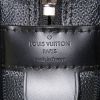 Porta-documentos Louis Vuitton Voyage en lona a cuadros gris y cuero negro - Detail D3 thumbnail