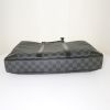 Louis Vuitton Voyage briefcase in grey damier canvas and black leather - Detail D4 thumbnail
