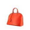 Sac à main Louis Vuitton Alma grand modèle en cuir épi orange - 00pp thumbnail