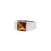 Cartier Tank medium model ring in white gold and citrine - 00pp thumbnail