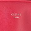 Bolso de mano Celine Side Lock en cuero box color burdeos - Detail D3 thumbnail