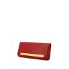 Pochette Saint Laurent Lutetia en cuir box rouge - 00pp thumbnail