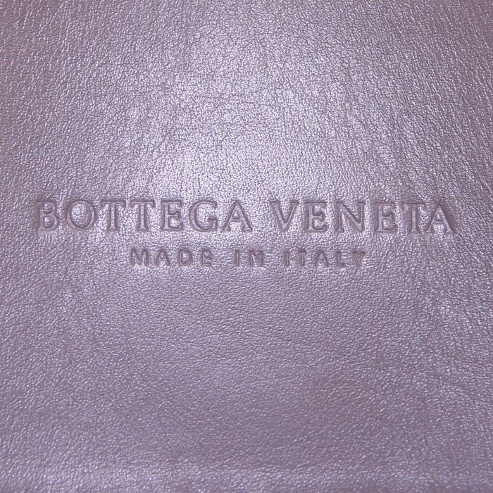 Bottega Veneta Roma medium model handbag in taupe intrecciato leather - Detail D3