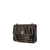 Chanel Vintage shoulder bag in black quilted leather - 00pp thumbnail