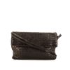 Bottega Veneta Messenger bag worn on the shoulder or carried in the hand in brown braided leather - 360 thumbnail